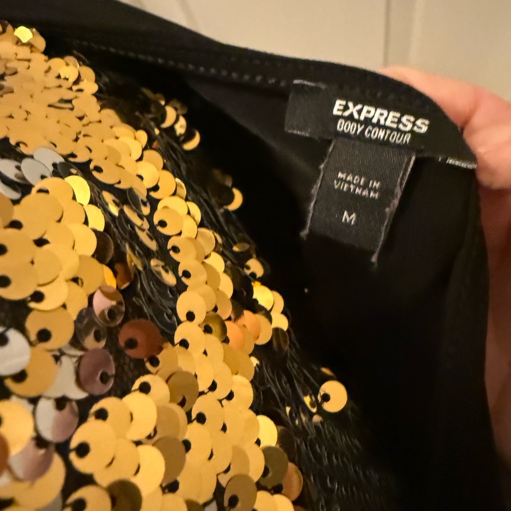 Express Body Contour Black Bodysuit - Picture 5 of 5